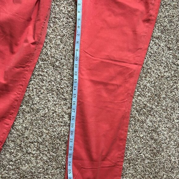 Anthropologie Women’s Relaxed Chino Cropped Pink Rose Size 31 New With Tag - Picture 13 of 16